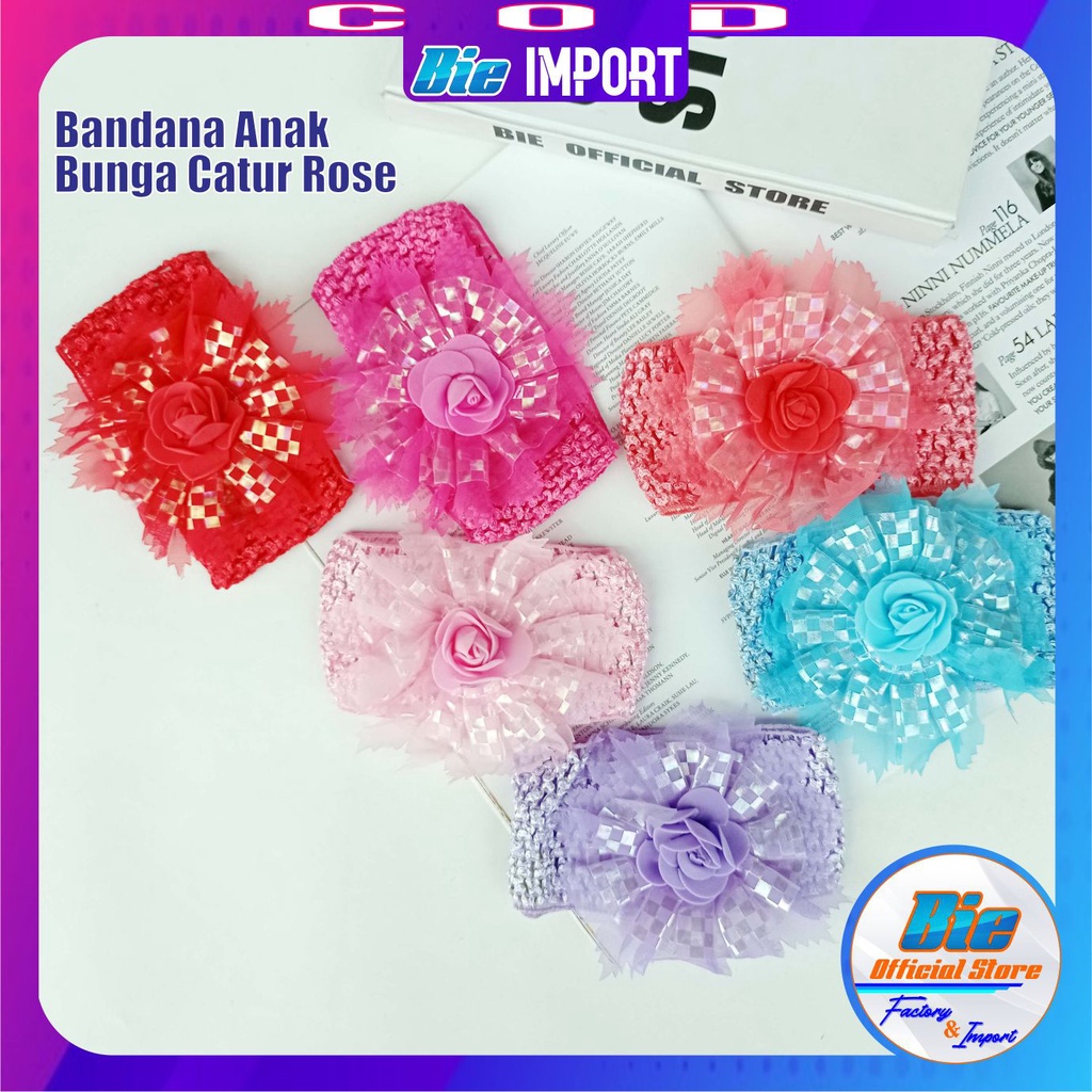 Bandana Anak Bayi Premium Karakter Impor Best Seller