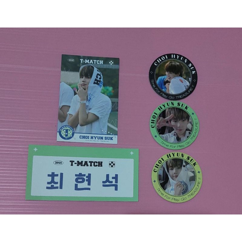 (Ready stock) Tmatch Photocard & Round Card Hyunsuk