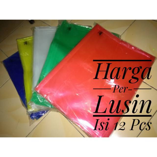 

Satu Lusin Map Plastik kancing 1 (satu) folder one / Big