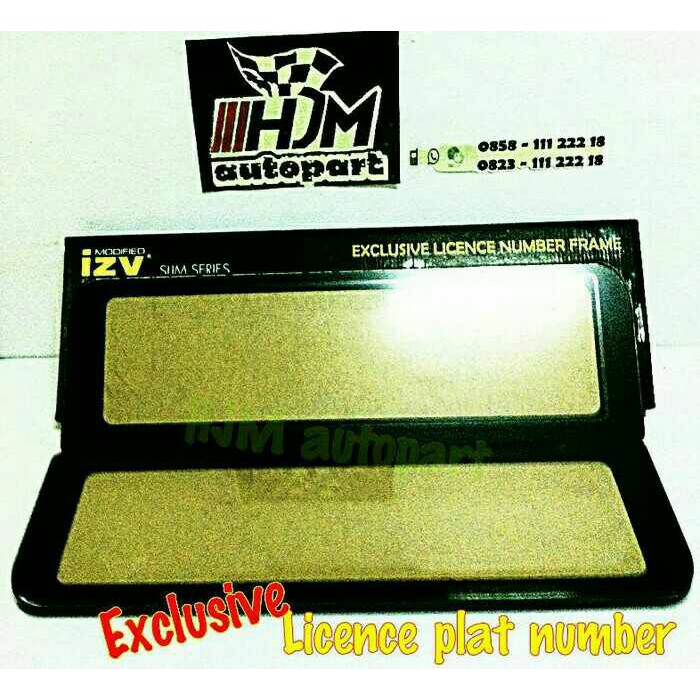 tatakan/dudukan plat nomor mobil avanza