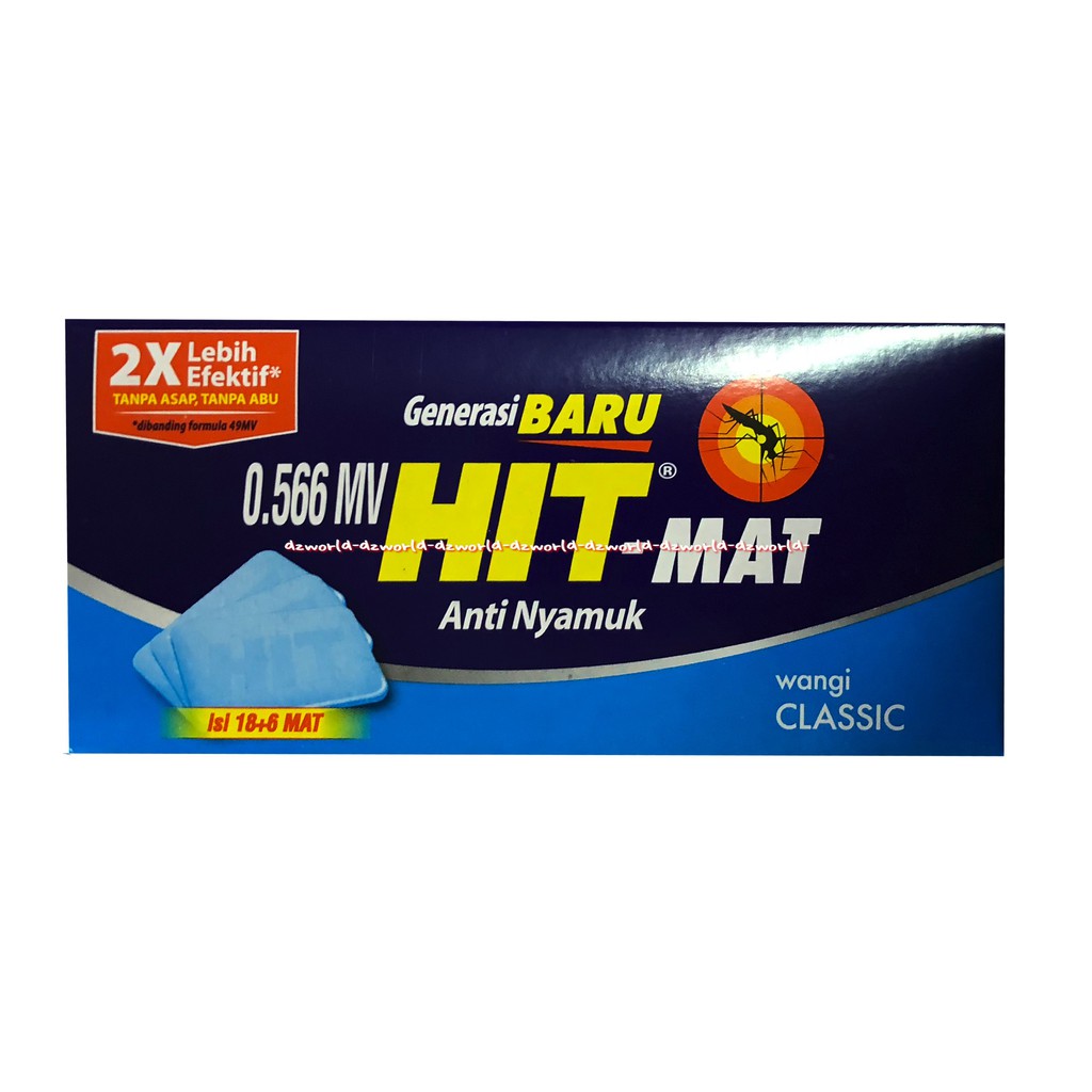 HIT Mat Refill Anti nyamuk Obat nyamuk Electri Mat Hit-Matt isi 18 Free 6mat Hit Matt Listrik