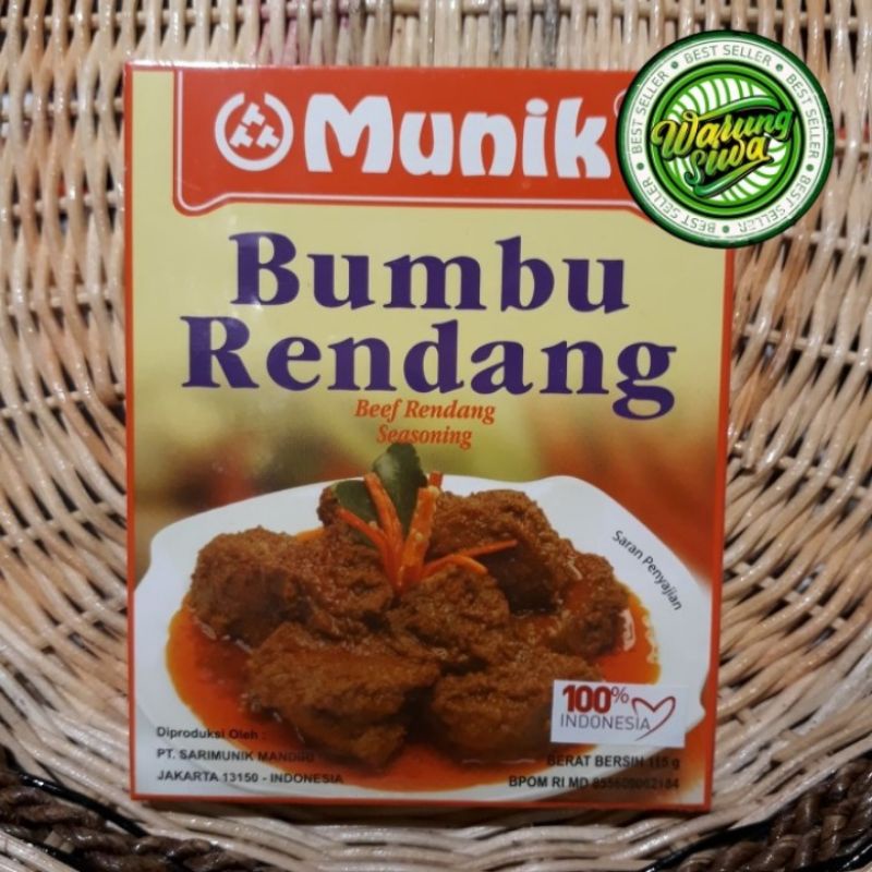 

Munik bumbu rendang 115 gram box