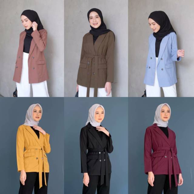 VICTORIA BLAZER/PUVE SWEATER BY GONEGANI