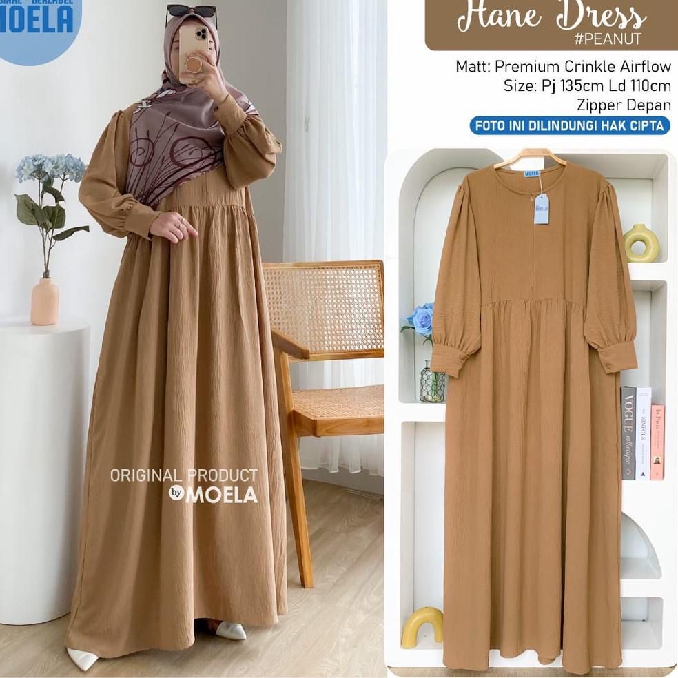 (DBY) GAMIS ALINEA MAXI DRESS BUSUI CRINCLE AIRFLOW