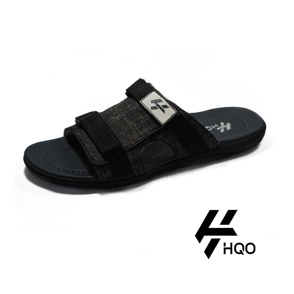 HQo Sandal Pria Terbaru / Sandal Selop Pria / Sandal Pria Denim / Sandal Pria Kasual / AGA