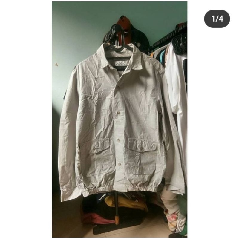 JAKET POLOS CASUAL CANVAS PRELOVED