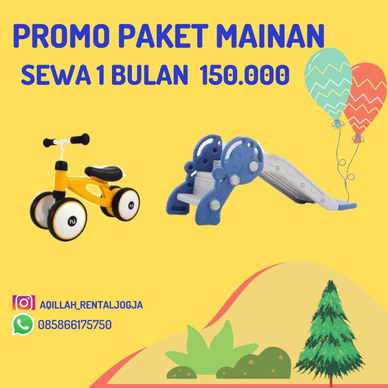 perosotan dan sepeda Inui sewa jogja