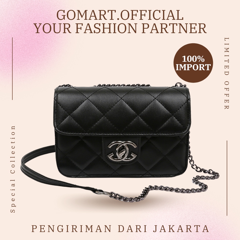 Tas Selempang Wanita Fashion Korea Import - Tas Selempang Wanita Import High Quality Model Terbaru - Tas Import Wanita Kekinian - Tas Wanita Terbaru - Tas Viral Tiktok [SL07]