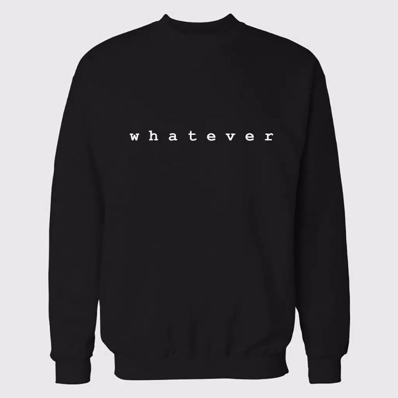 BASIC OBLONG WHATEVER SWEATER WANITA PRIA FLEECE TERMURAH TERLARIS'