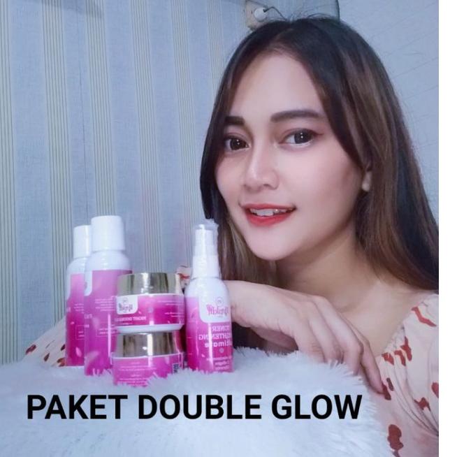 [PROMO FD760] NR GLOW PAKET DOUBLE GLOW NR RJNSKIN PEMUTIH WAJAH BPOM Diskon Promo