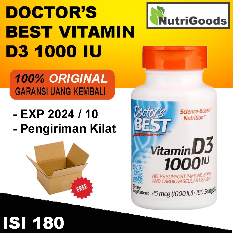 DOCTOR DOCTOR'S DOCTORS BEST D3 1000 IU 180