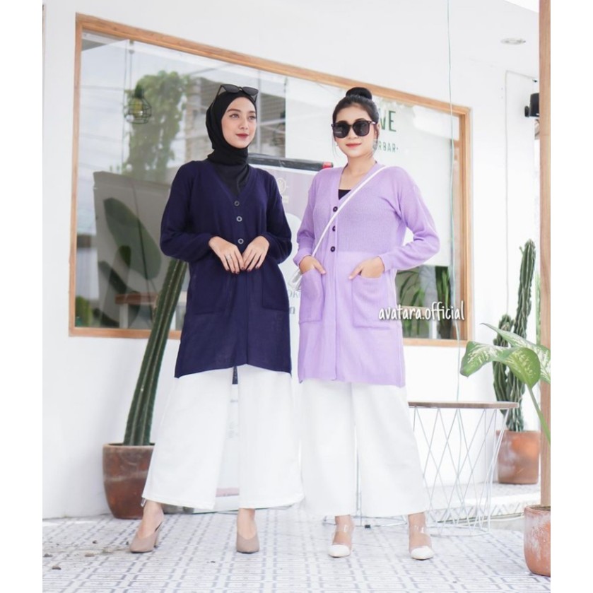 BELLE LONG CARDY RAJUT OVERSIZE / BELLE KANCING