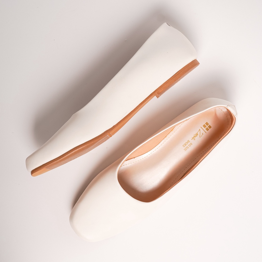Nadia Flat Shoes - Sepatu Wanita Ukuran Besar Big Size Jumbo 41 42 43 44 45