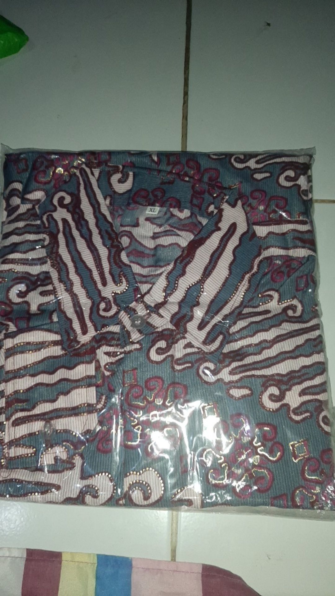 Kheisa Collection - Couple Rok Lilit & Kemeja Batik Panjang - Lereng Ungu