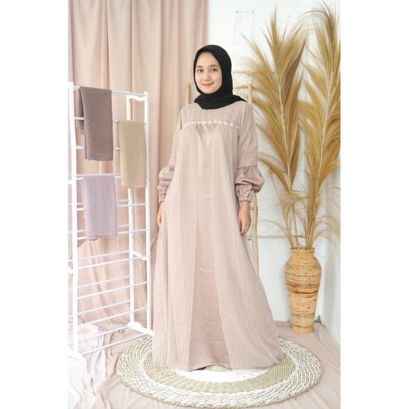 LAYER DRESS / DRESS BROKAT / DRESS PLISKET / BAJU KONDANGAN