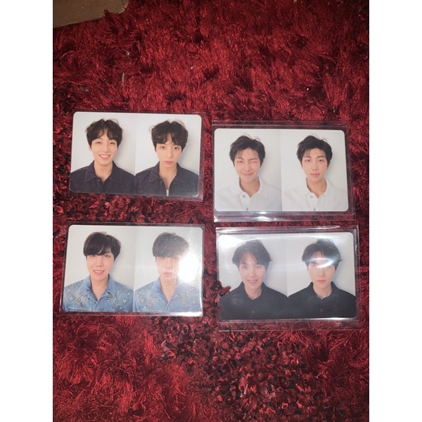 BTS photocard tear R / dilan jungkook, namjoon/RM, suga/yoongi, jhope