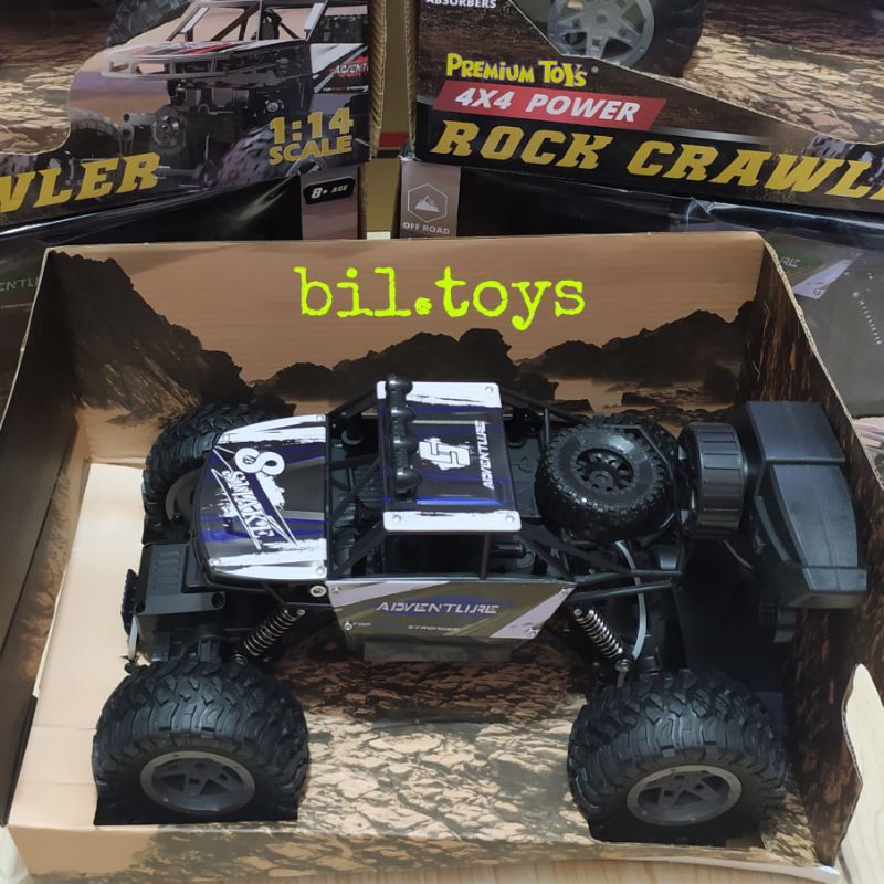 RC ROCK CRAWLER BESAR SKALA 1/14 MAINAN ANAK REMOTE CONTROL