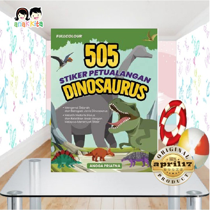 505 STIKER PETUALANGAN DINOSAURUS