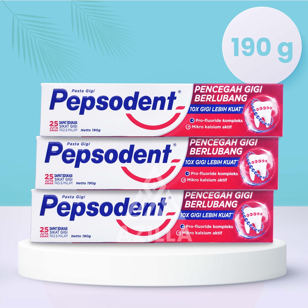 Pasta Gigi Pepsodent 190g | Pepsodent Pencegah Gigi Berlubang 190 gr