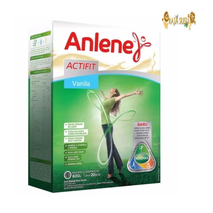

101bfbb Anlene Actifit Vanila 600 Gr Xa201As