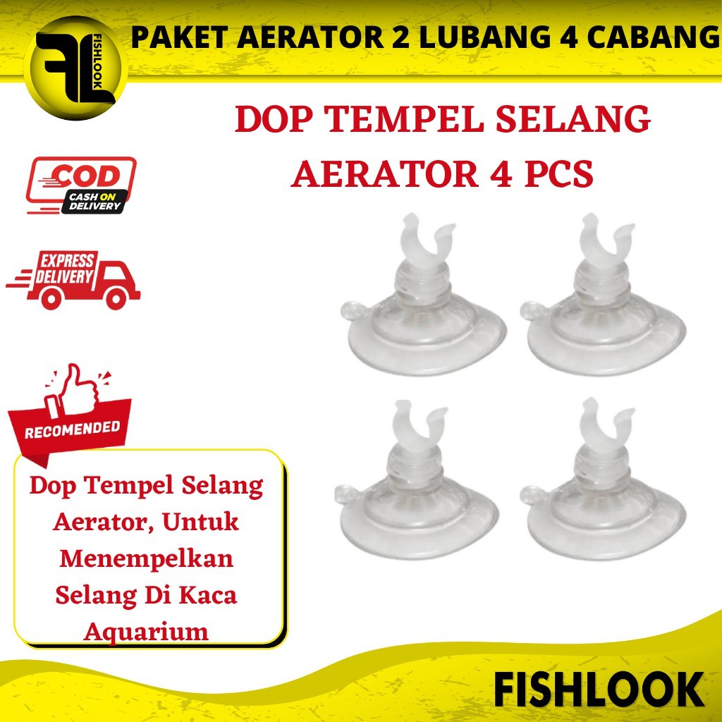 PAKET LENGKAP AERATOR AMARA 2 LUBANG CABANG 4 AQUASCAPE AQUARIUM KOLAM Gelembung Udara Aquarium Airator Airrator