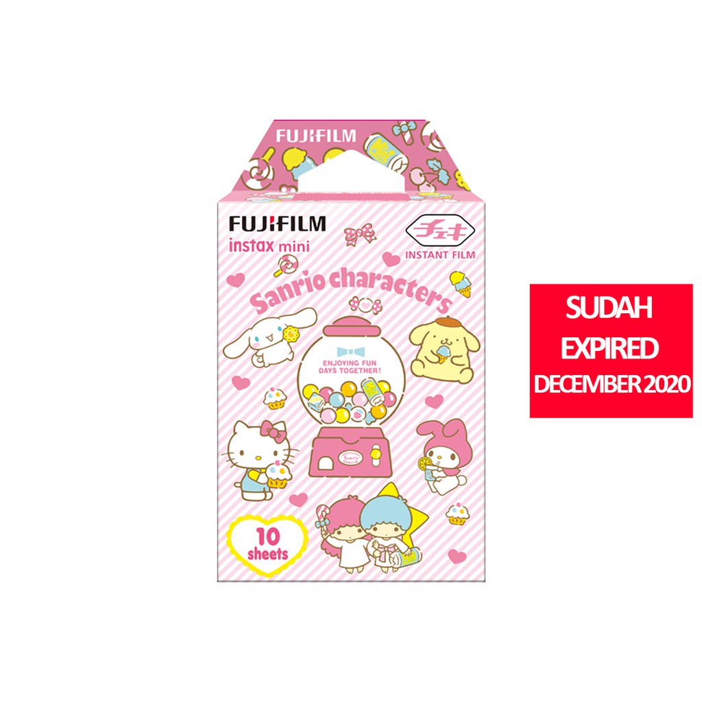 Instax film / Refill Instax / Isi Instax MINI SANRIO CHARA -  SUDAH EXPIRED DESEMBER 2020