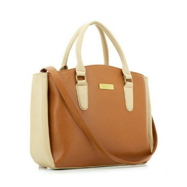TAS WANITA IMPORT BRANDED SOPHIE MARTIN NEO GARNET 1982 SELEMPANG KULIT COKLAT