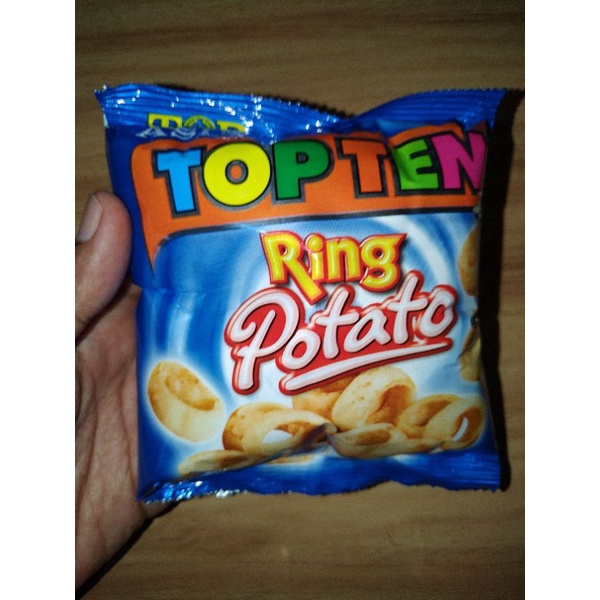TOP TEN RING POTATO bundle isi 10 pcs  #topten #potato snack jadul