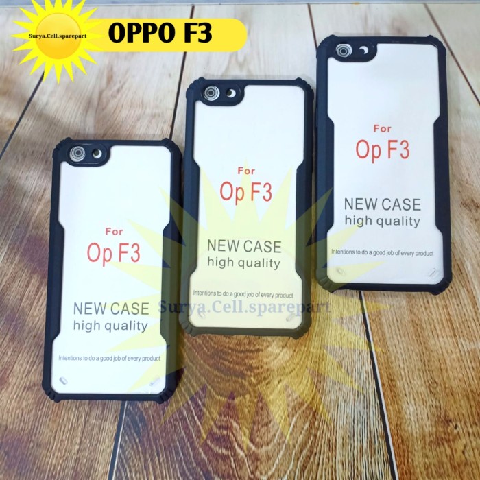 Case Oppo F3 - Softcase Shockproof Oppo F3 - SC