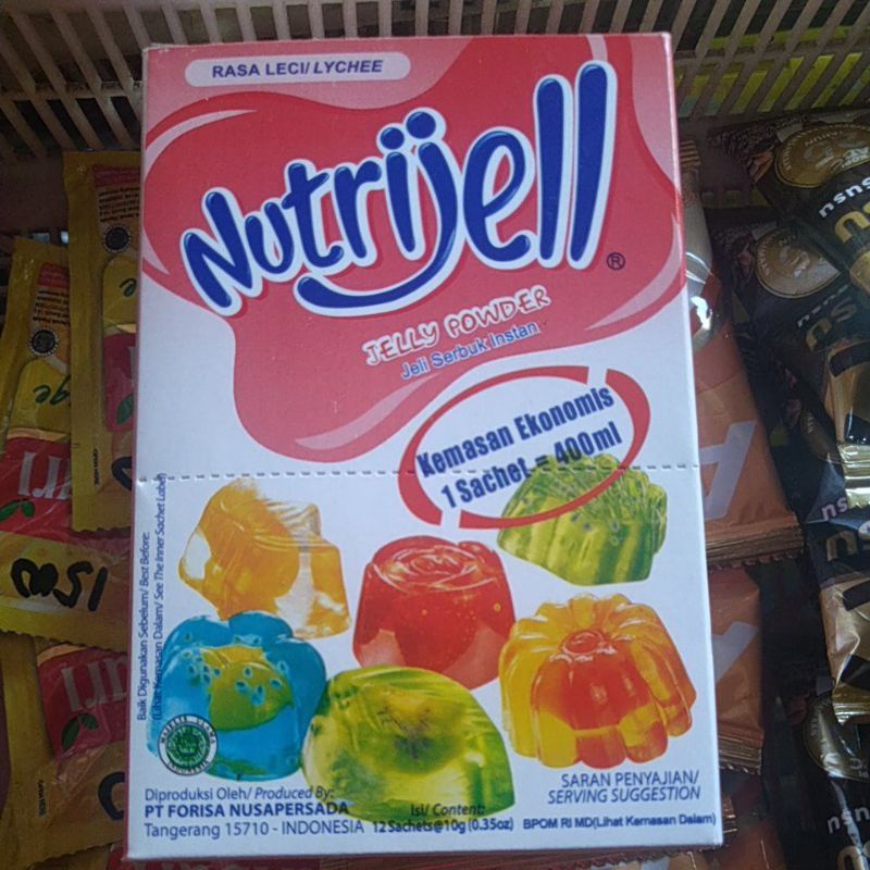 

Nutrijell Leci 10gr( 1 box 12 sachet )