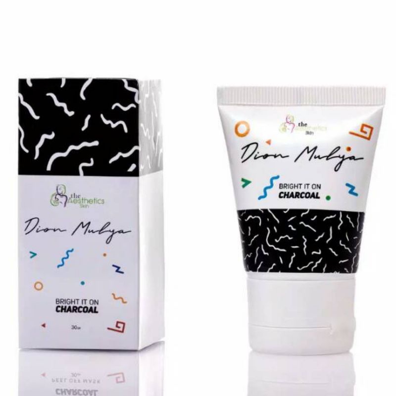 the aesthetic x dion mulya clay mask charcoal