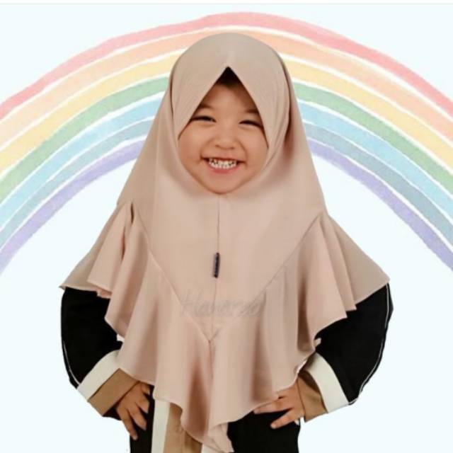 RAHIMA KIDS HIJAB - KERUDUNG ANAK PAUD TK - BAHAN CERUTTI BABY DOLL - PO JAHIT 5 HARI KERJA