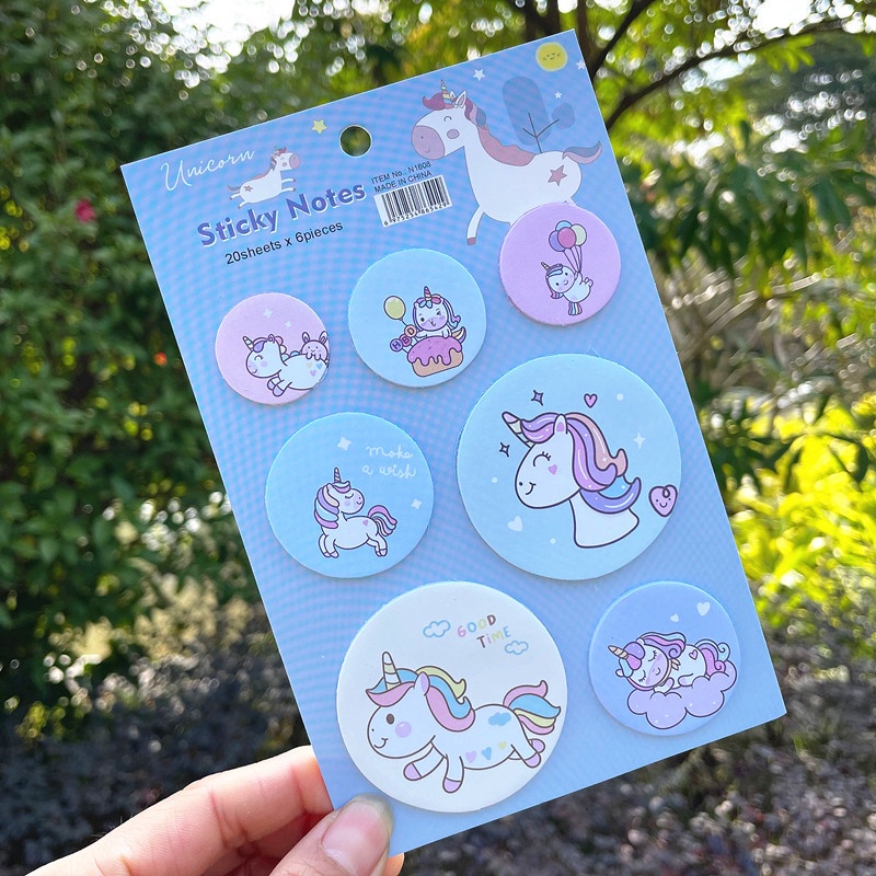 Sticky Penanda Halaman Notes Lucu Import Unicorn