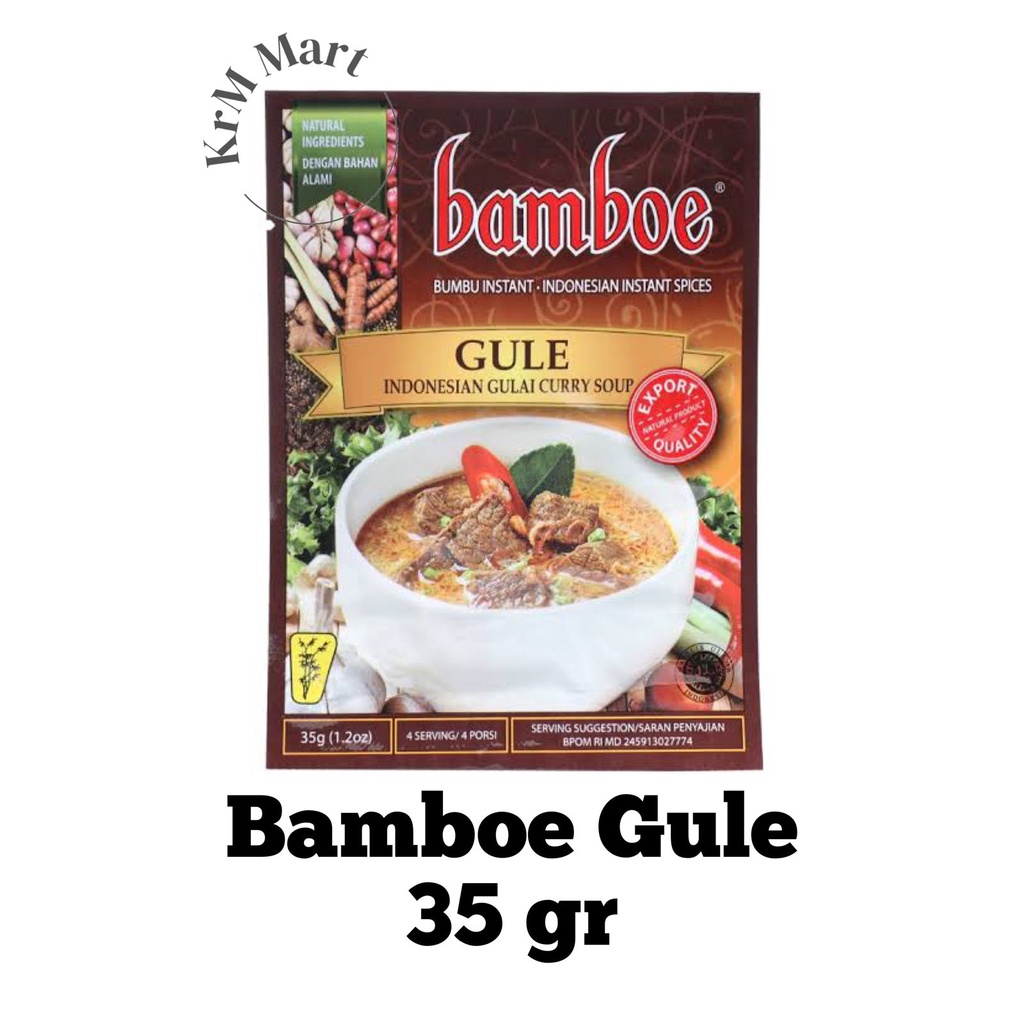 

Bamboe Gule bumbu instan masakan dapur varian nusantara gulai