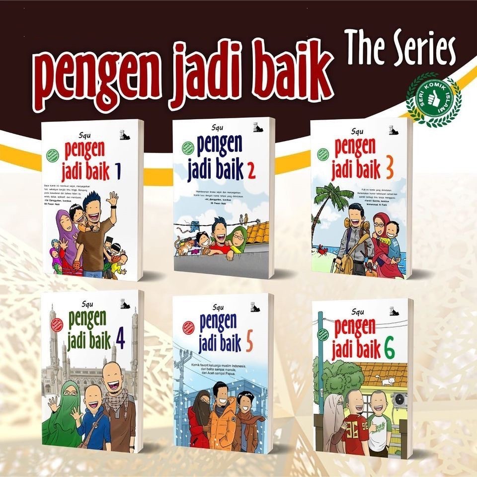 Komik Anak Islami Paket Pengen Jadi Baik – Cerita Lucu Edukasi Akhlak Anak Muslim