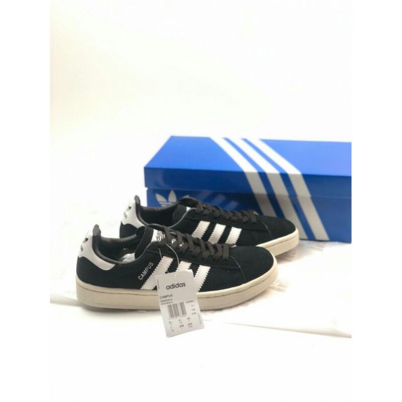 

ADIDAS CAMPUS BLACK WHITE ORIGINAL FREE PAPER BAG