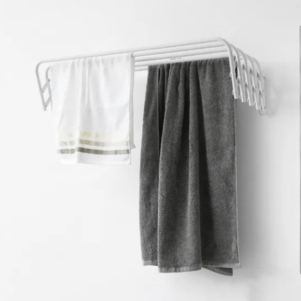 Jemuran Dinding Rectractable/Gantungan Handuk Dinding Informa