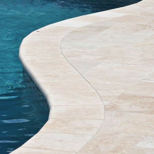 Batu Alam untuk Tepi Kolam Renang / Bibir Kolam pakai Batu Andesit / Batu Paras Jogja