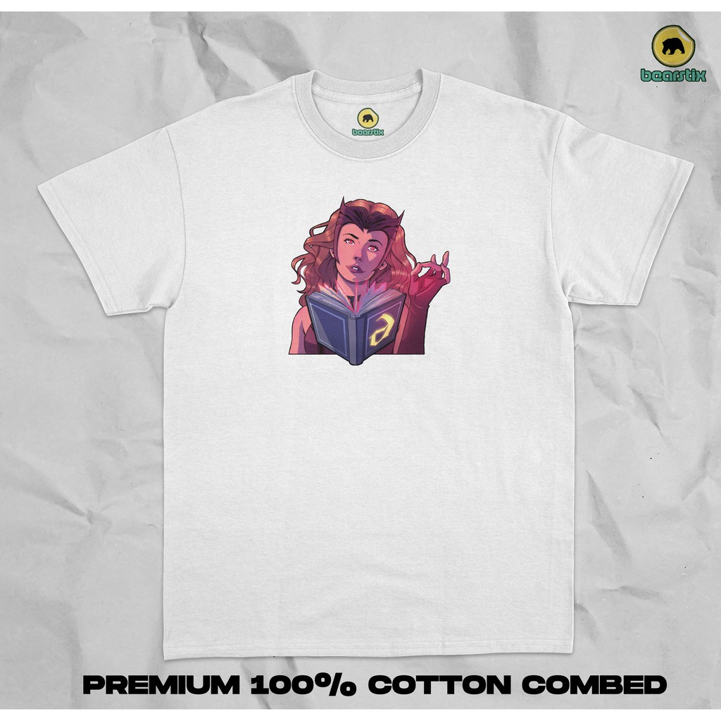 KAOS WANDA MAXIMOFF - T-SHIRT WANDA VISION - BAJU MARVEL - KAOS THE AVENGERS - KAOS SCARLET WITCH