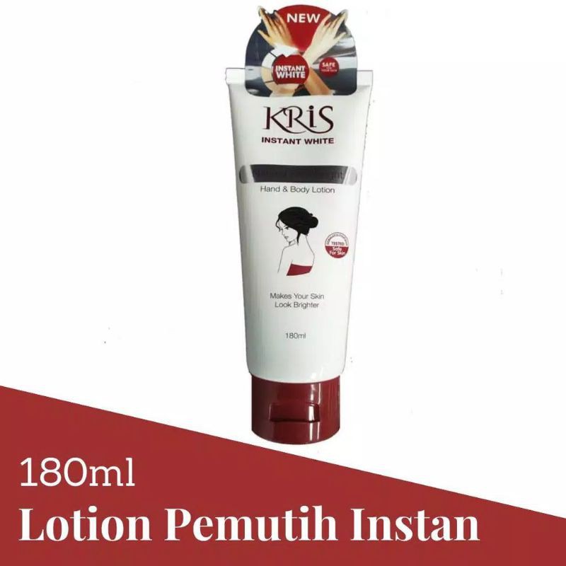 Jual Kris Instant White Lotion Hand & Body Lotion 180ml Shopee Indonesia