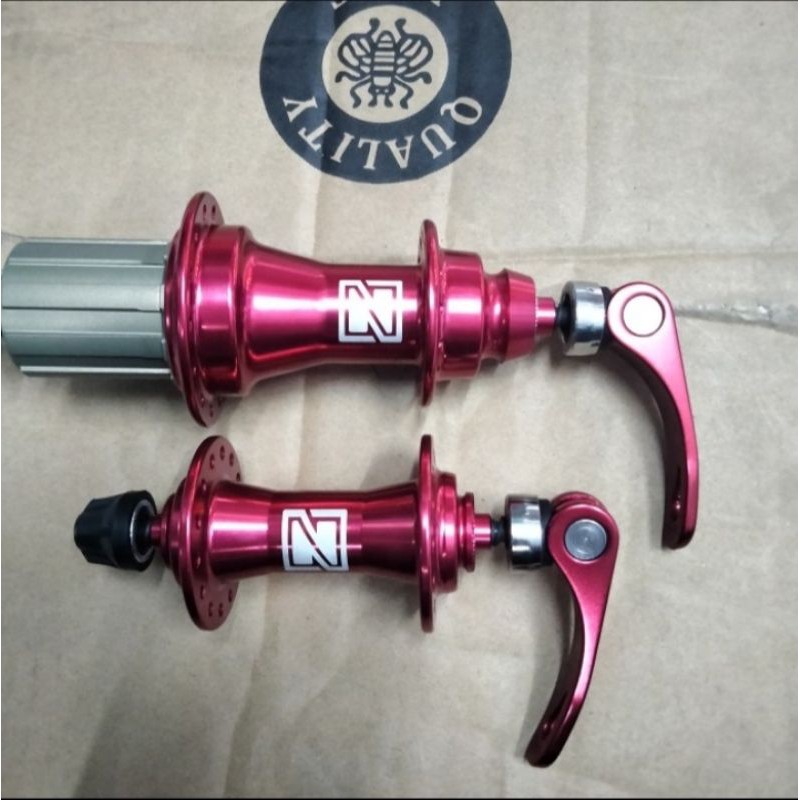 Hub Freehub Nautilus 74-130mm 28 hole - V Brake - Red