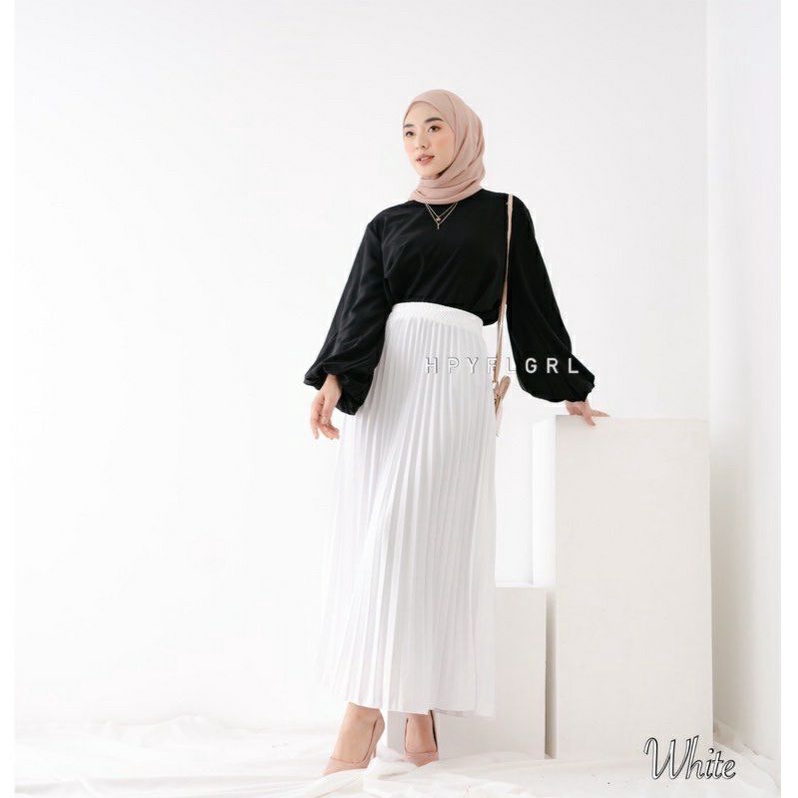 ROK PLISKET PREMIUM BKK GOOD QUALITY//ROK WANITA