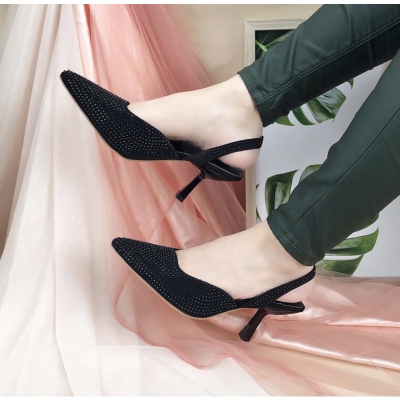 heels h83 sepatu wanita import