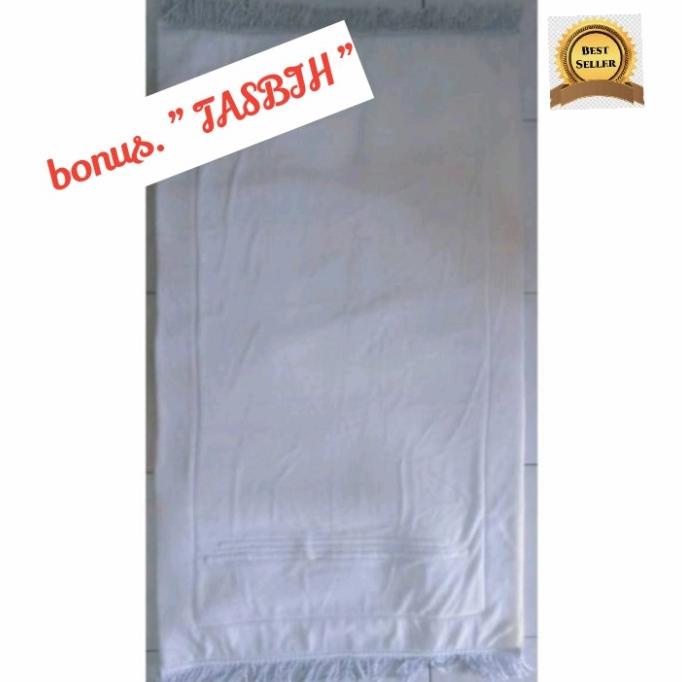 SAJADAH PUTIH BERSIH POLOS