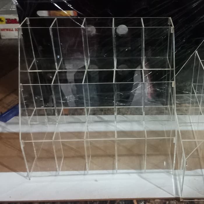 

PROMO BESAR Akrilik tempat Pulpen atau ballpoint 3 Tingkat