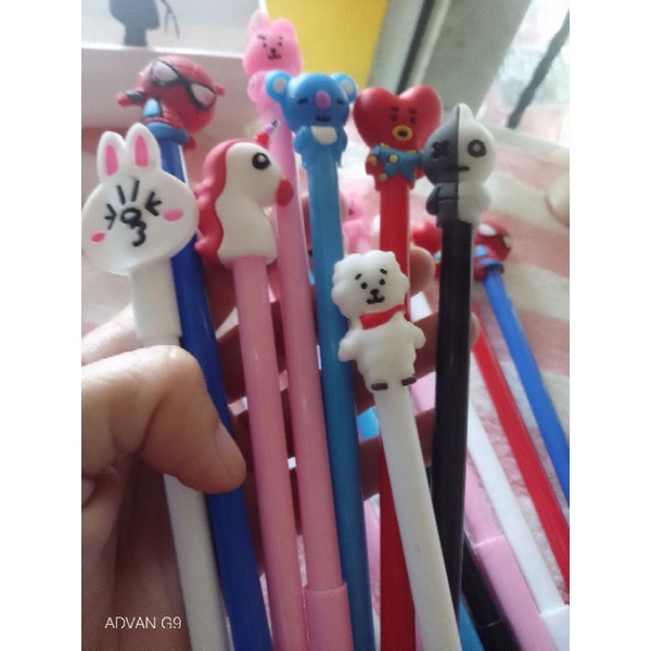 

Ready pulpen unik pulpen karakter pulpen BTS pulpen lucu
