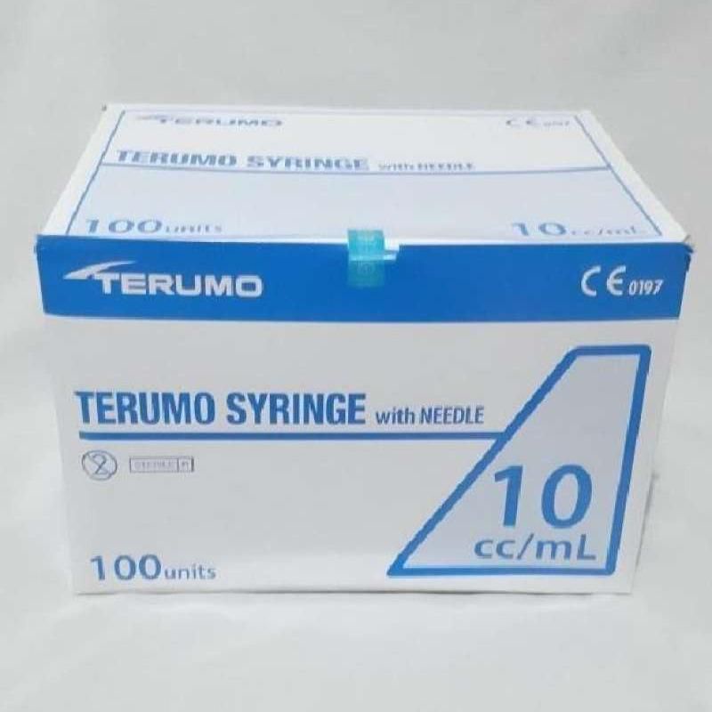 Terumo spuit 10 cc per box