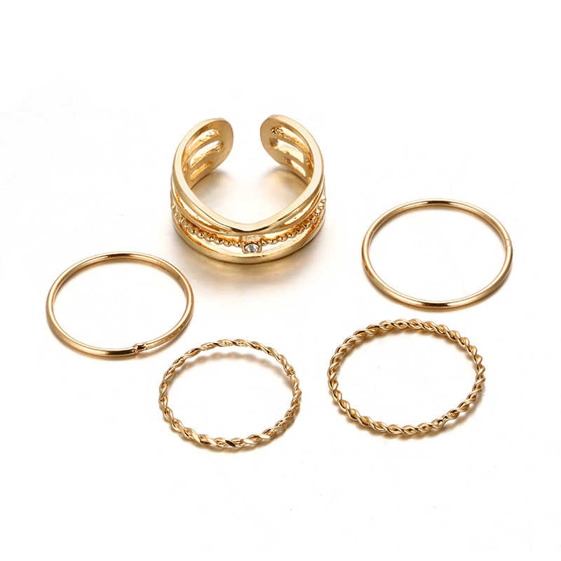 5Pcs Cincin Berlian untuk Drip Ring