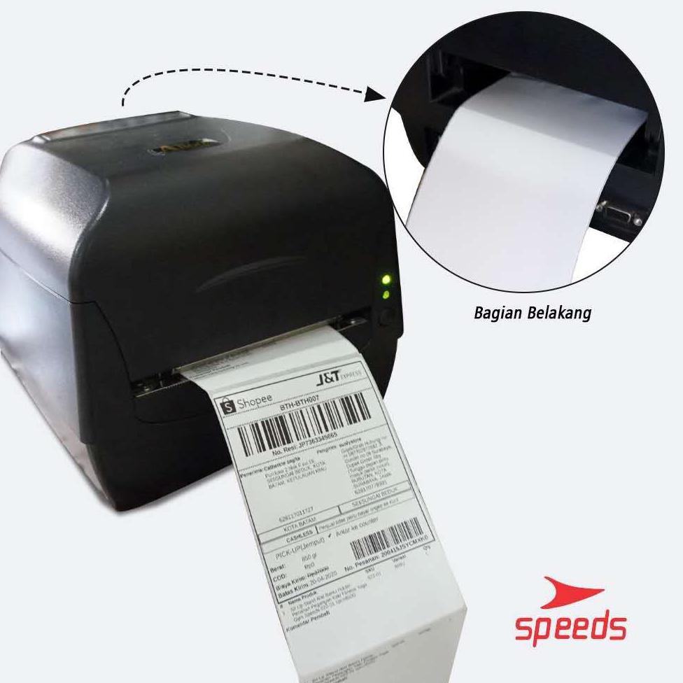  KODE Z686 Label Kertar Thermal  100x150 Kertas  Sticker  