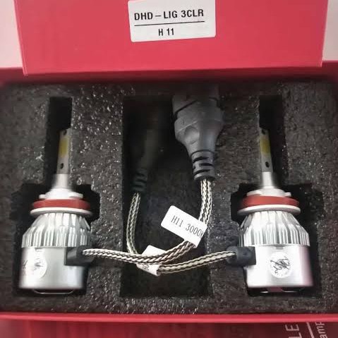 LED H11 3 warna Foglamp dan lampu jauh